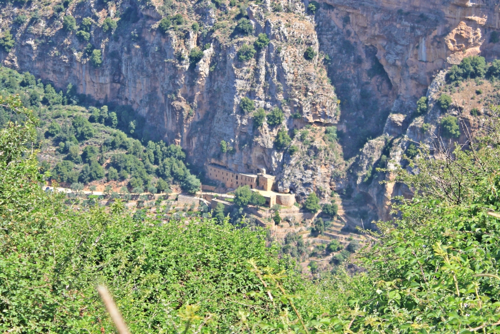 Isolated Rock-Cut Monastery
