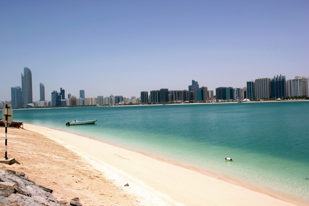 Abu Dhabi Skyline Beach