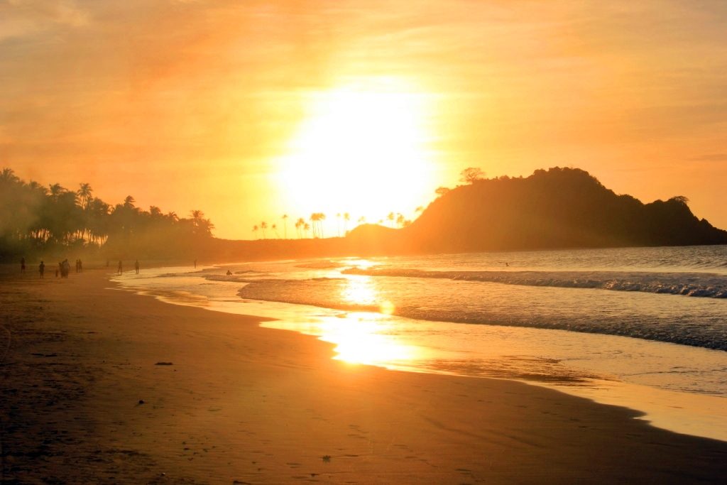 Sunset Nacpan Beach